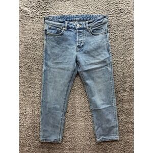 Buck Mason Maverick Slim Double Dipped Denim Jeans Blue Mens Size 31‎ x 26